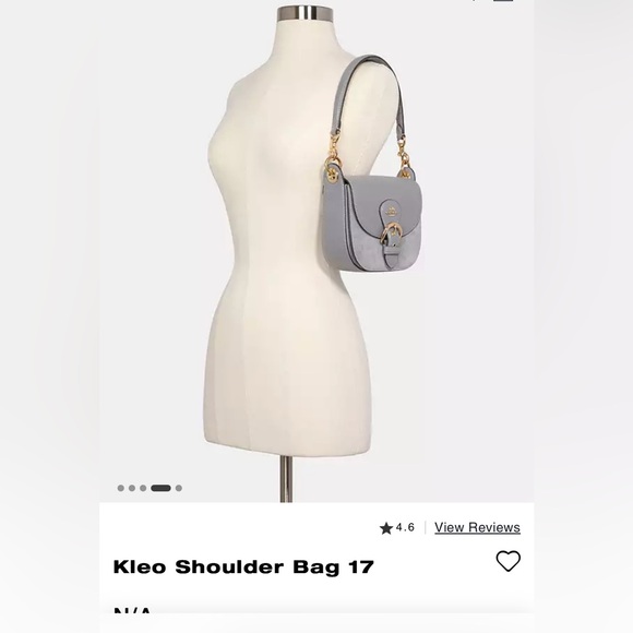 Coach Kleo Shoulder Bag 17 - Picture 4 of 6